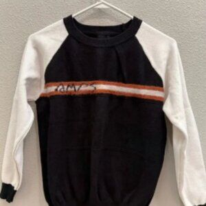 Camps Sweater Size Medium Black White Designer